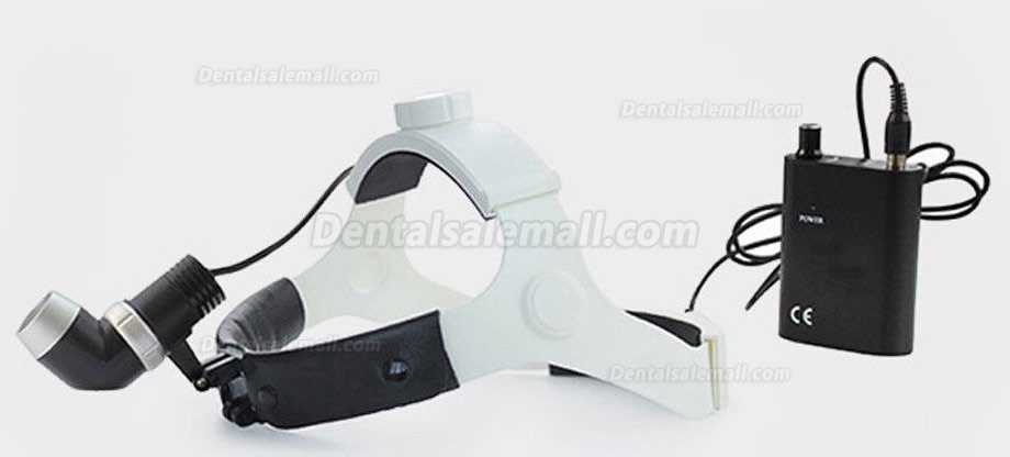 5W LED Dental Surgical Headlight Medical Headlamp JD2400 for ENT Headband Type